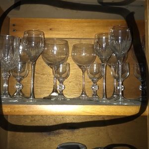 Tons of wine glasses (sets)